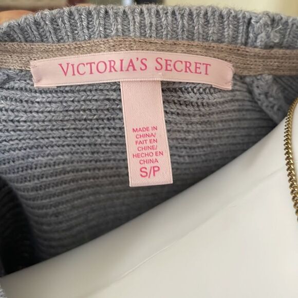 Victoria’s Secret Sweater Tunic Small Cotton Blue - Picture 3 of 6